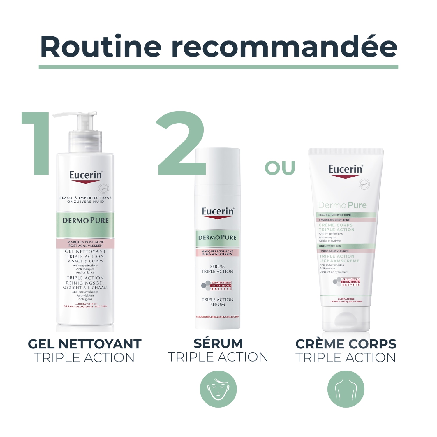 Eucerin DermoPure Hármas hatású tisztító gél
