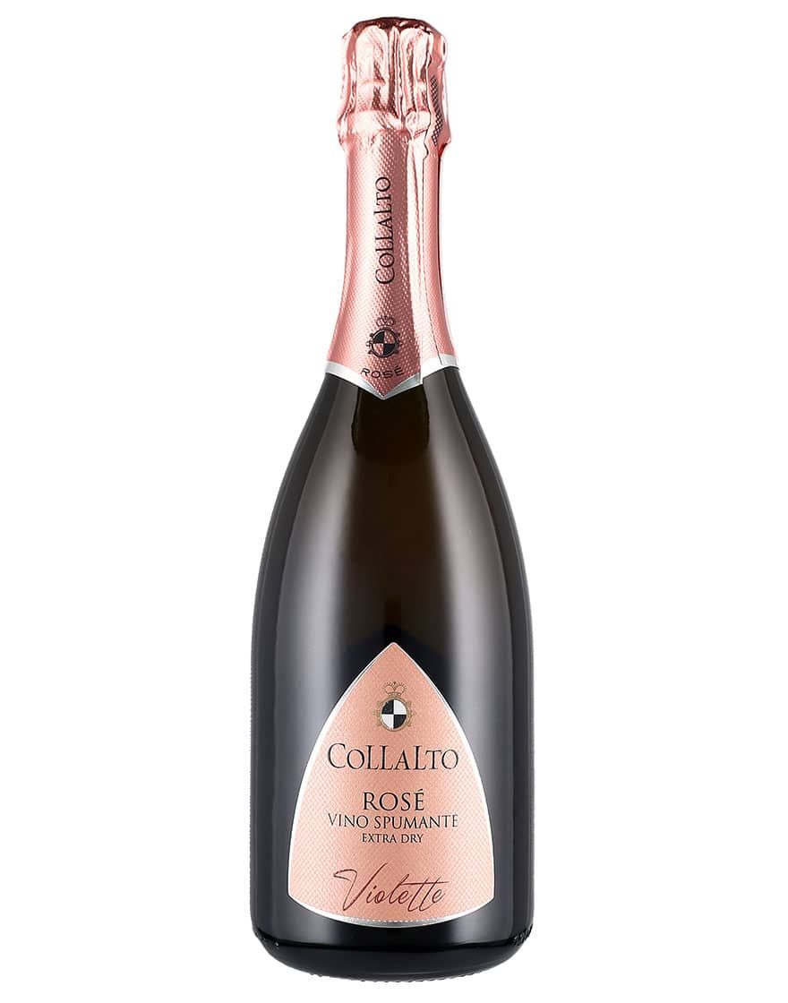 Vino Spumante di Qualità  Extra Dry Rosé Manzoni Moscato Violette Conte Collalto 0,75 ℓ