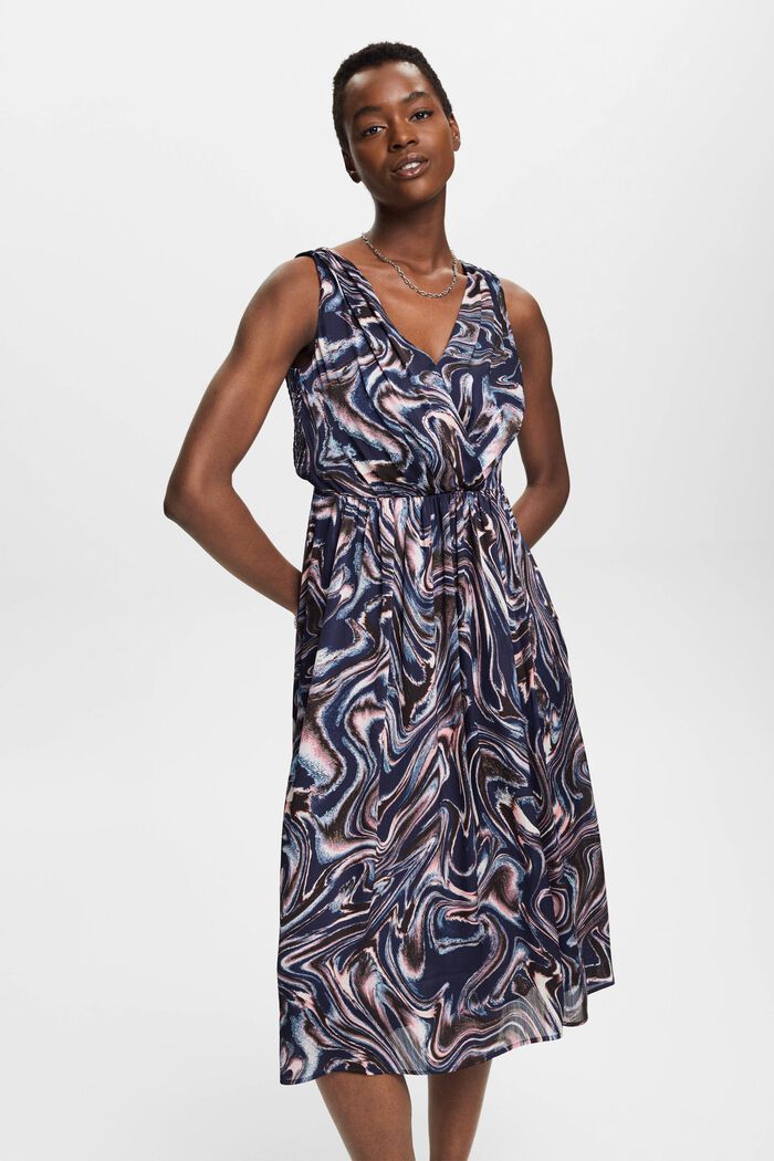 Midikleid mit Allover-Print
