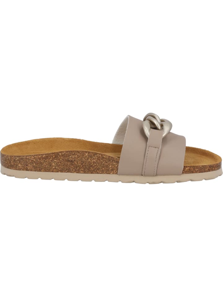 palado Pantoletten in beige matt günstig kaufen