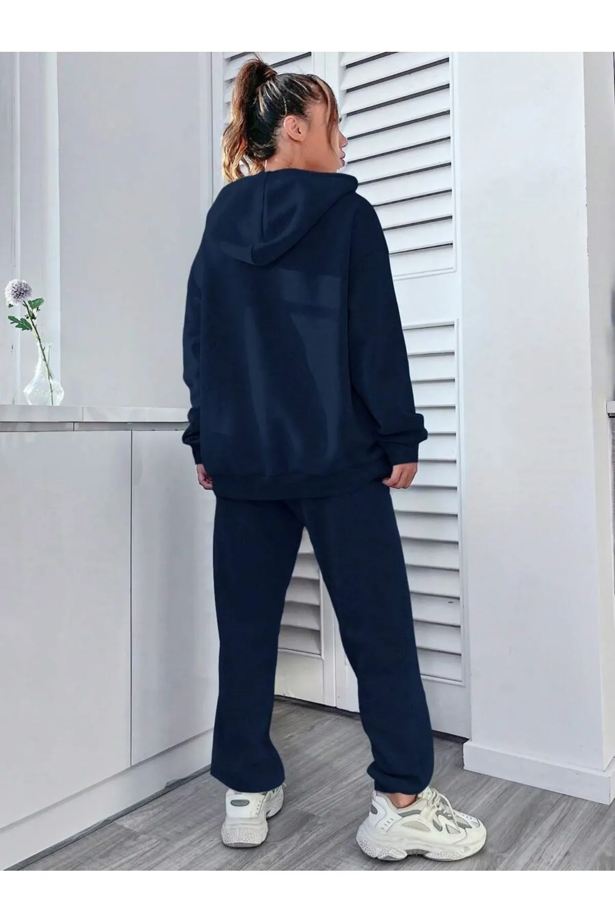 MOONBULL  Sport-Sweatsuit Set - Dunkelblau - Regular Fit