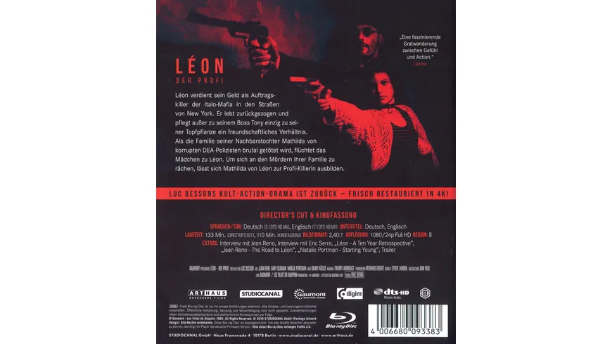 Leon - Der Profi / Kinofassung & Director's Cut / Blu-ray
