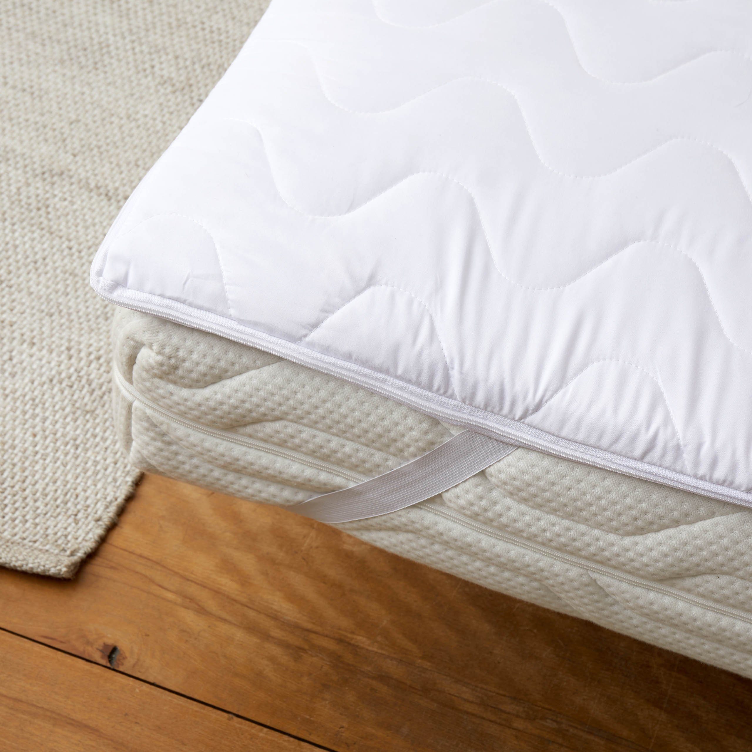 Matratzenauflage Topper mit viscoelastischer Kaltschaumfüllung Memory Foam orthopädisch Lumaland, orthopädisch