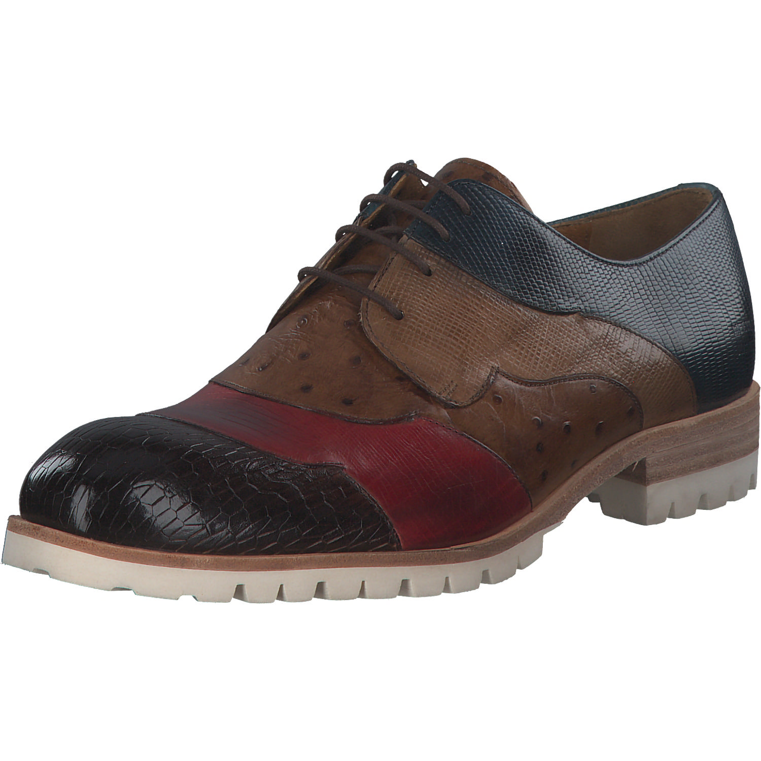 Melvin&Hamilton Patrick 27, Klassische Halbschuhe, Herren, Crock mid brown Guanna burnd