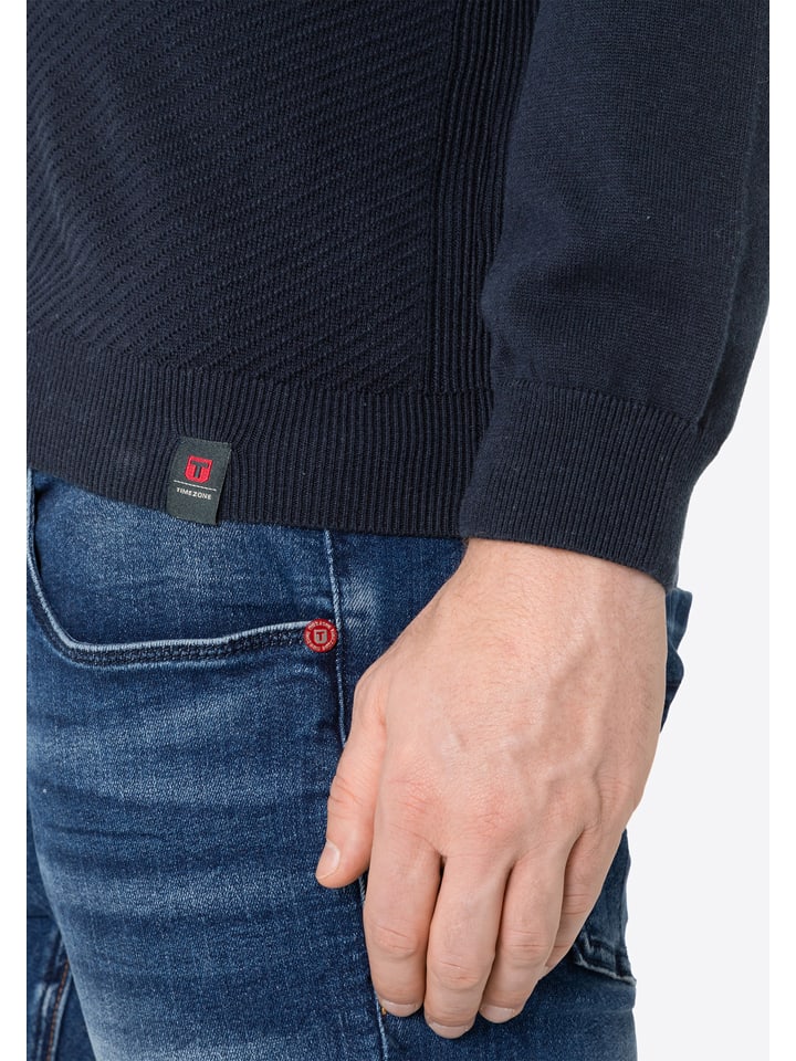 Timezone Rollkragenpullover in Dunkelblau günstig kaufen