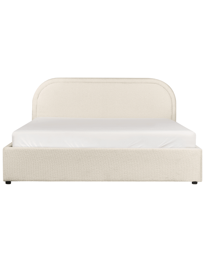 Beliani Doppelbett QUILLIEN in Beige - (W) 171 x (H) 91 x (L) 217 cm günstig kaufen onesize