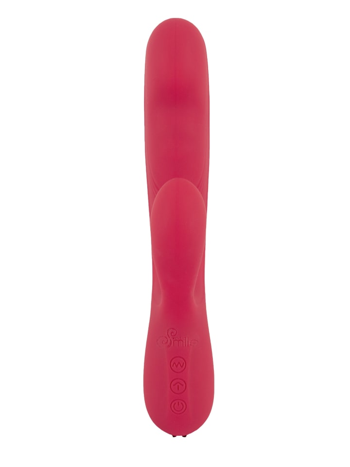 Sweet Smile Rabbitvibrator Thumping Rabbit Vibrator in rot günstig kaufen 21,2 cm