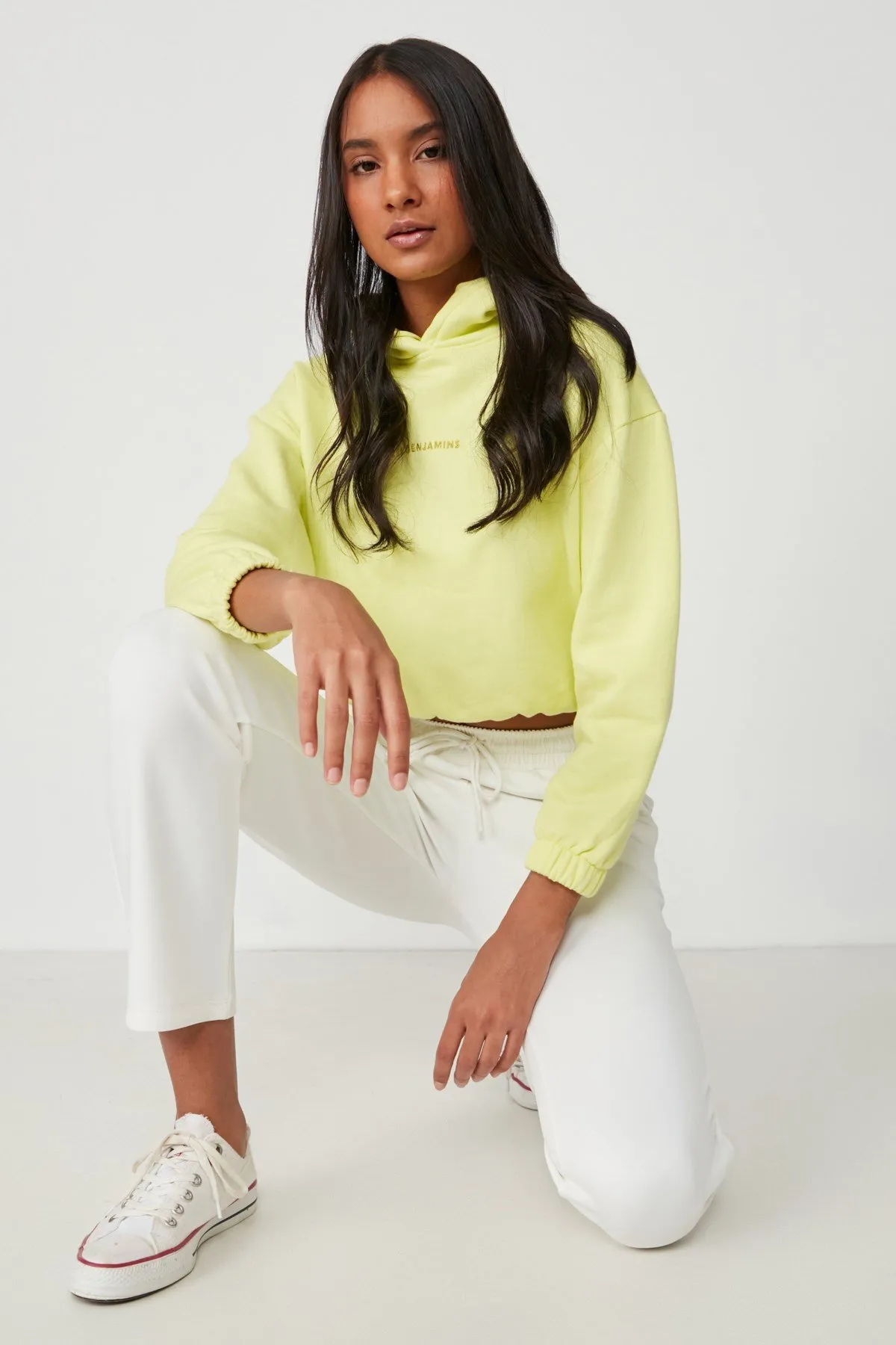 C&City  Jogginghose mit geradem Bein 801 Ecru