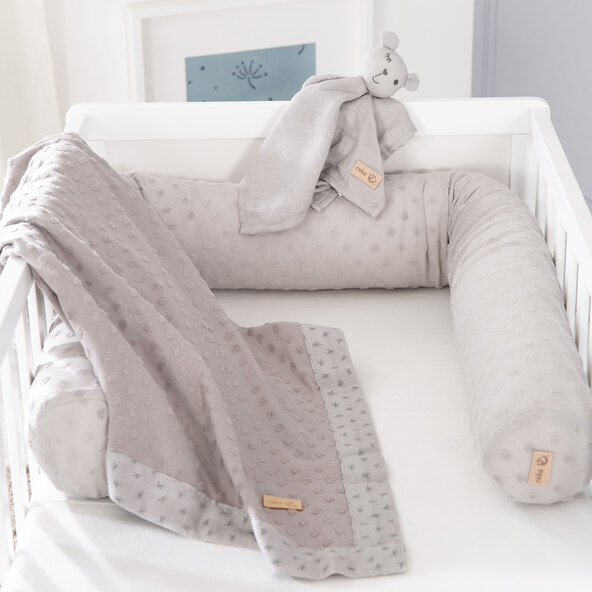 Baby Geschenkset Kuscheln & Spielen, silbergrau