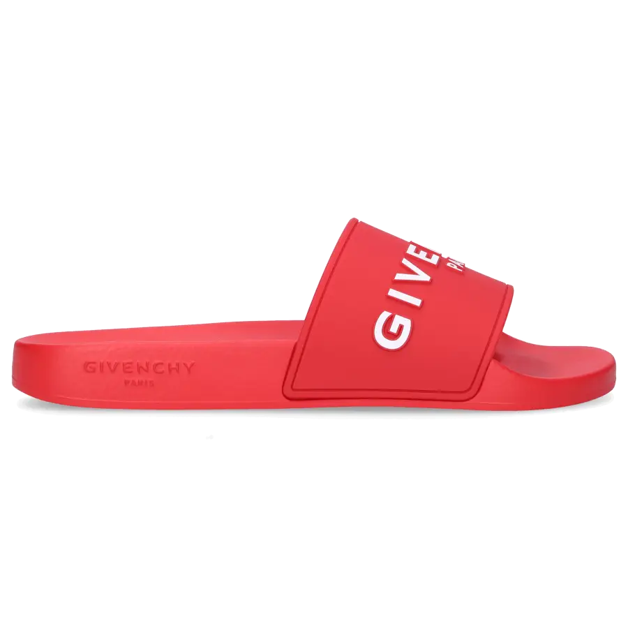 Givenchy - Badeschuhe PARIS Kautschuk - rot