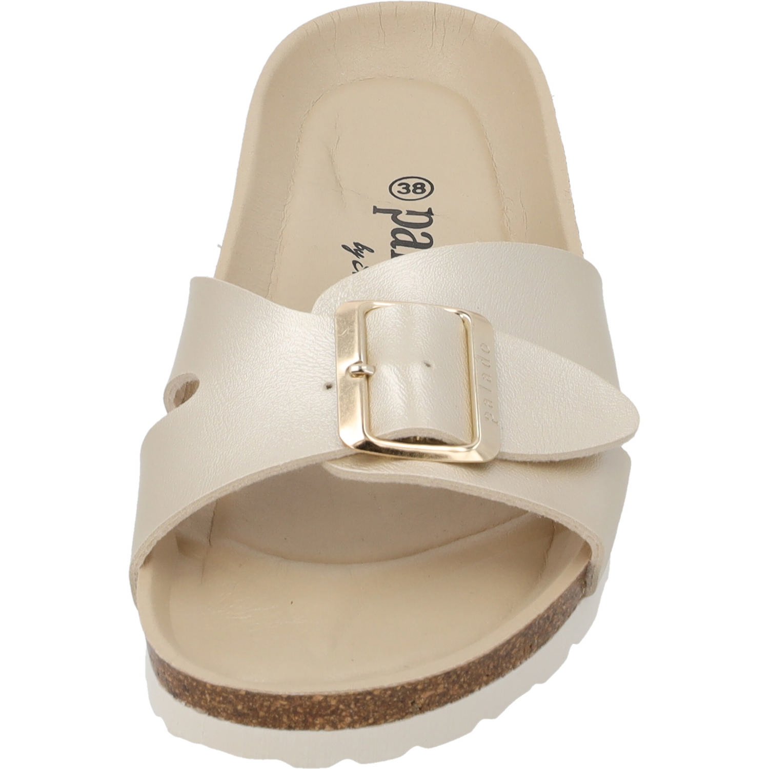 Palado Tinos BEGS by Sila Sahin, Pantoletten, Damen, Gold Metallic
