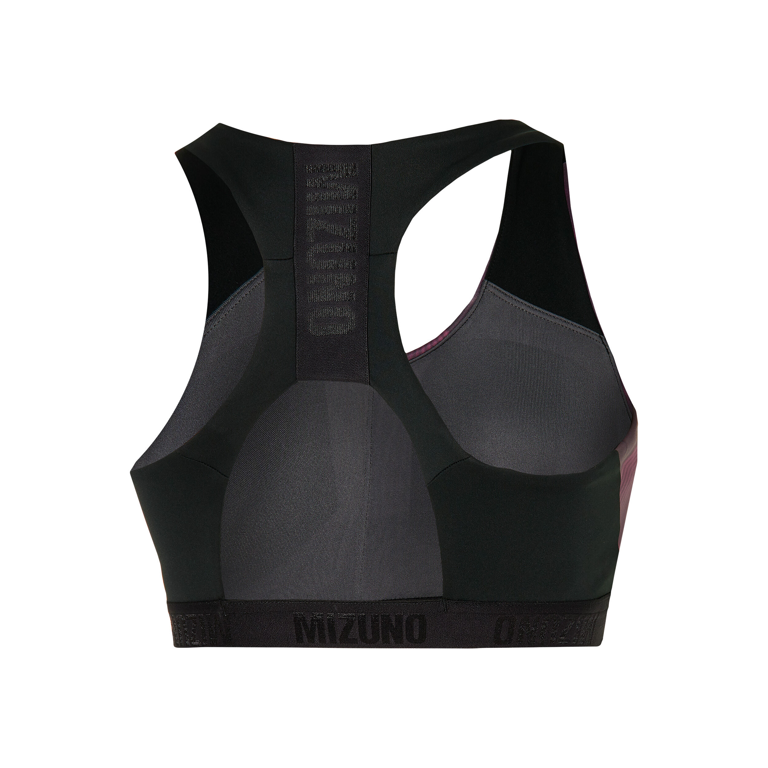 Alpha Graphic Sport-BH Damen - Lila, Schwarz