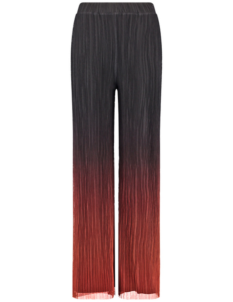 Plisseehose mit Farbverlauf