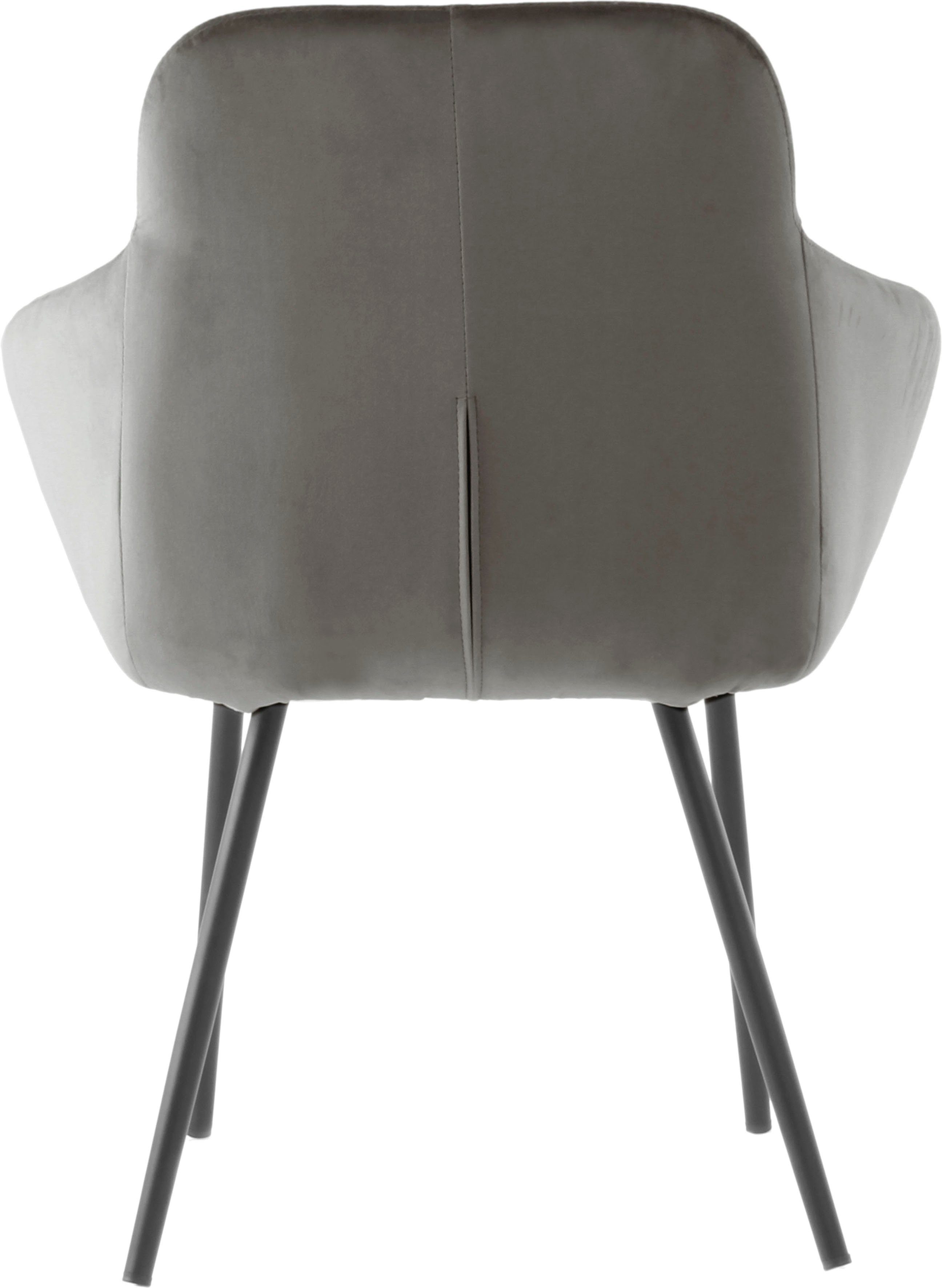 Kayoom Polsterstuhl Stuhl Cobain 825 (Set, 2 St), mit abnehmbarem Sitzkissen
