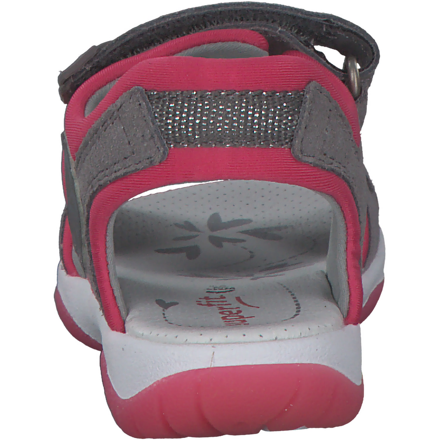 Superfit SUNNY 06127, Sandalen (Kinder), Kinder, hellgrau/pink