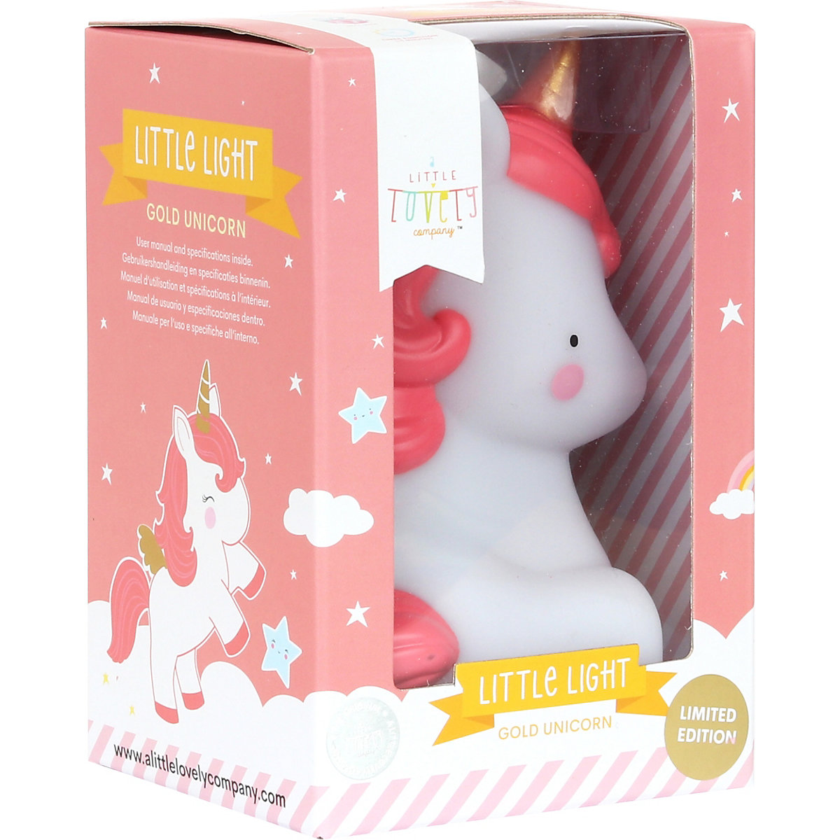 Kleine Lampe Einhorn - gold (limited edition)