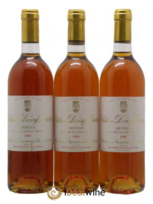 Château Doisy Daëne 2ème Grand Cru Classé  1990 - Lot de 3 Bouteilles
