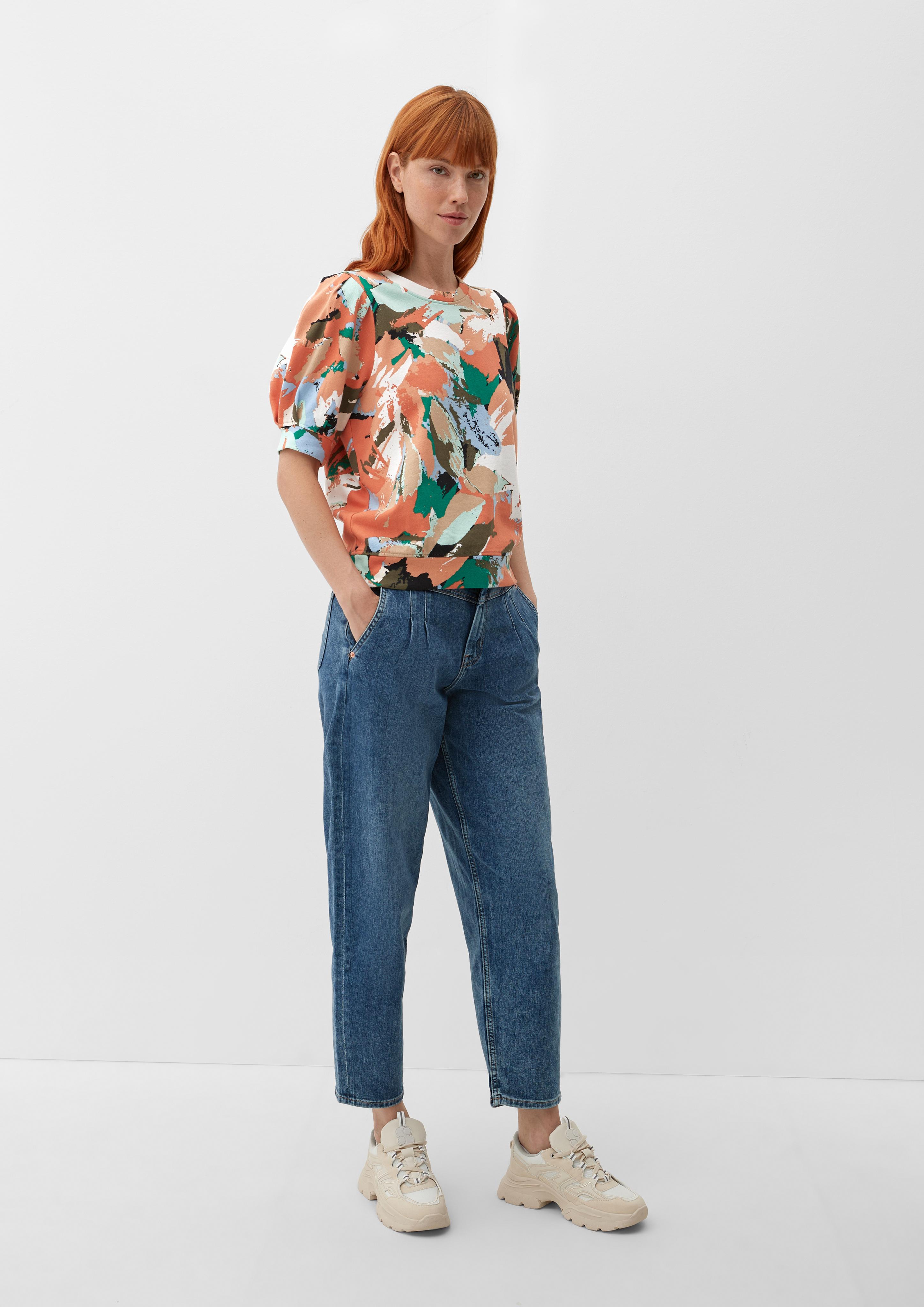 Sweatshirt mit kurzen Puffärmeln  2129505-77B2