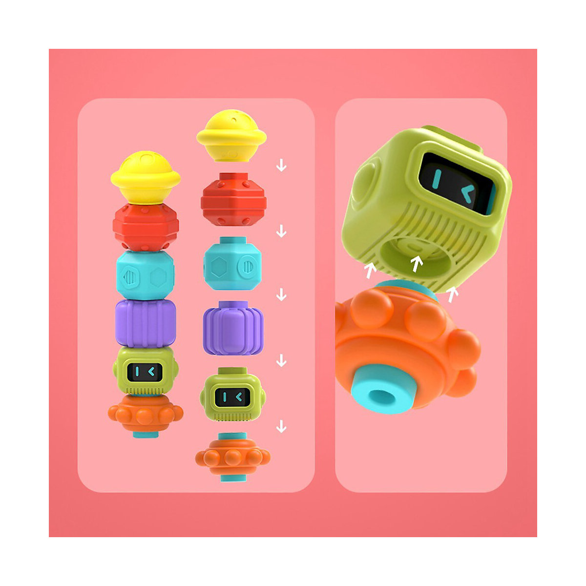 Babyspielzeug Stapelturm Babyspielzeug Geschenk-Set