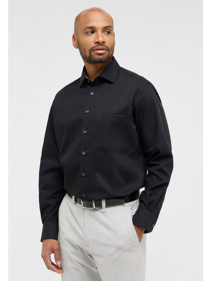 Eterna Hemd COMFORT FIT in schwarz günstig kaufen