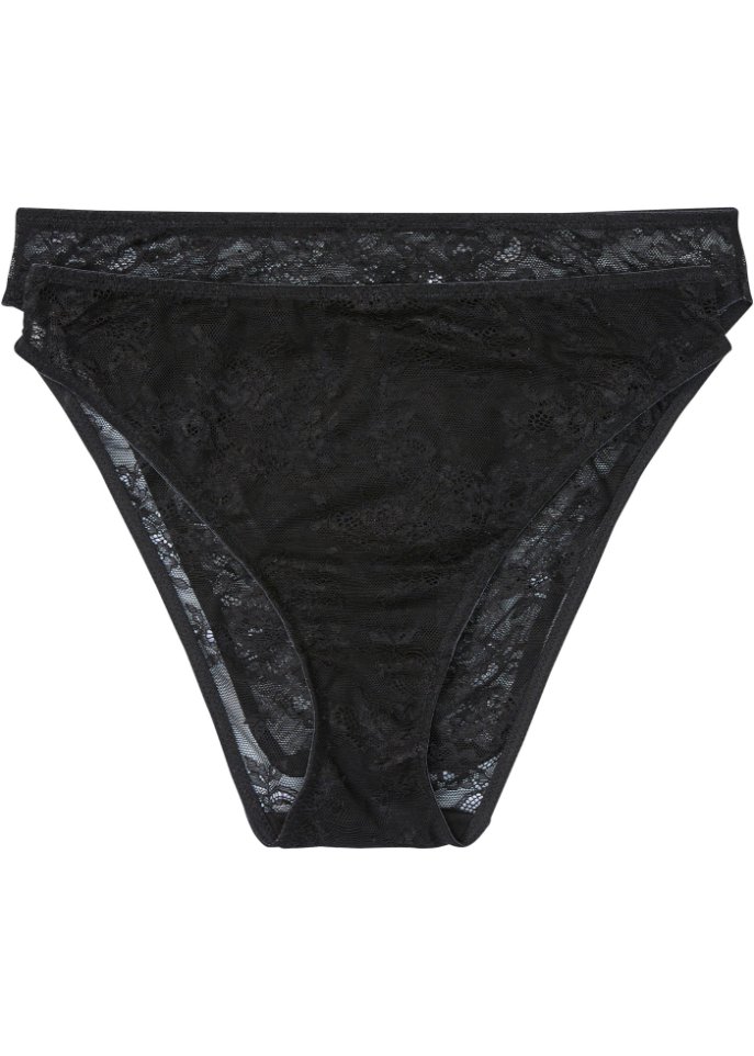 Taillenslip mit hohem Beinausschnitt(2er Pack)