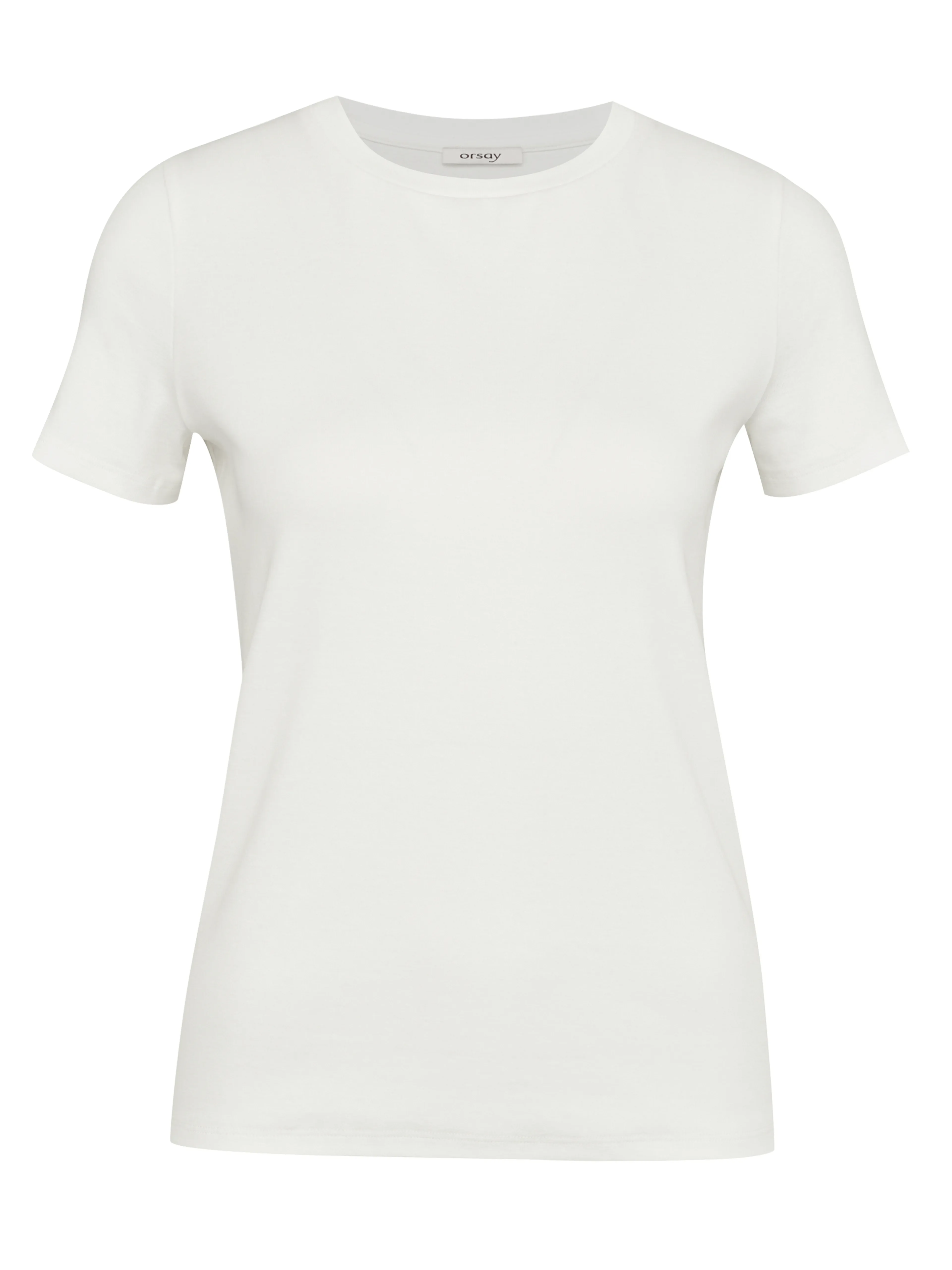 Weißes Damen-Kurzarm-T-Shirt ORSAY