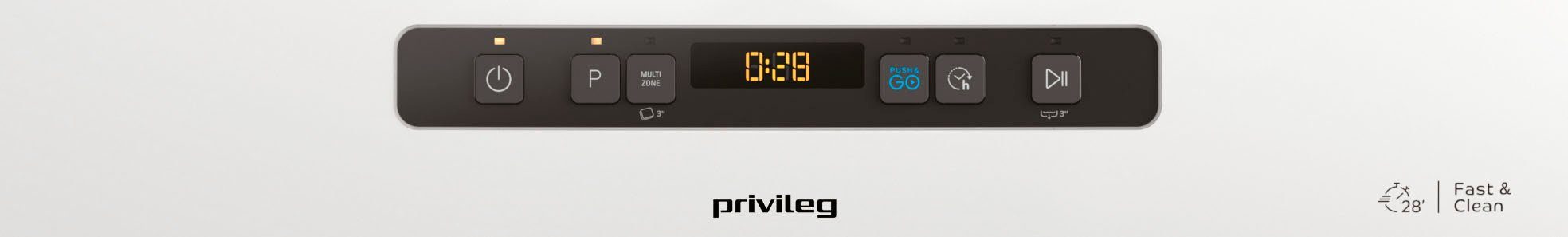 Privileg Standgeschirrspüler, RFO 3T133 A F, 14 Maßgedecke