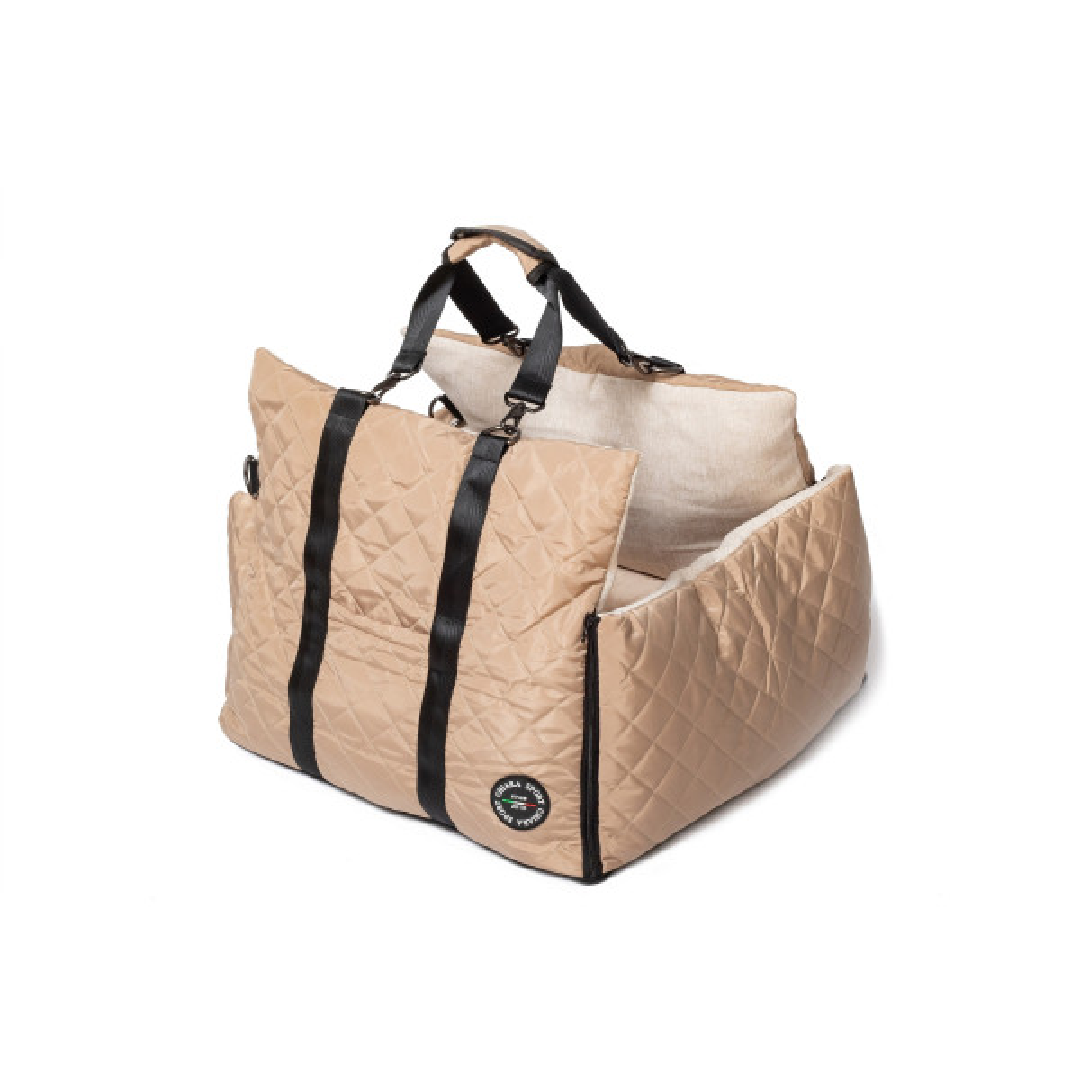 Chiara Tragetaschen Chiara Auto- Hundetasche LIV beige