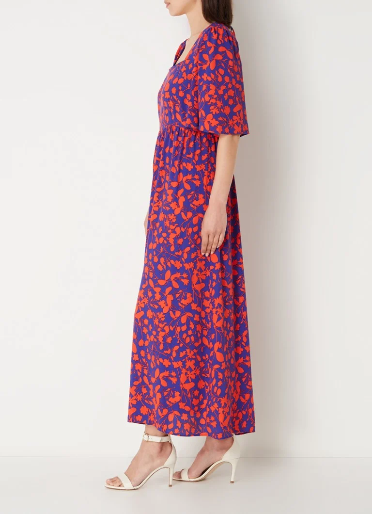 Abito lungo con stampa floreale Ayesha Phase Eight