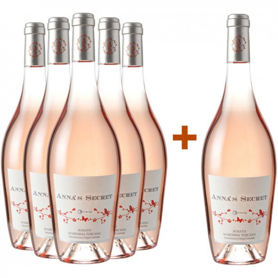 5+1 Paket Anna´s Secret Maremma Toscana DOC - Val di Toro