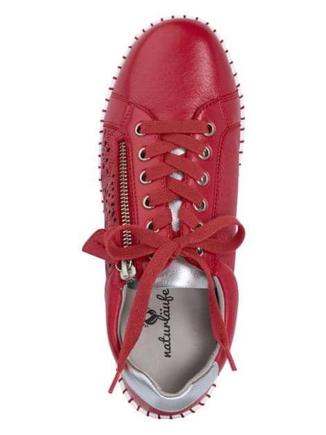 Schnürschuh mit zusätzlichem Reißverschluss
