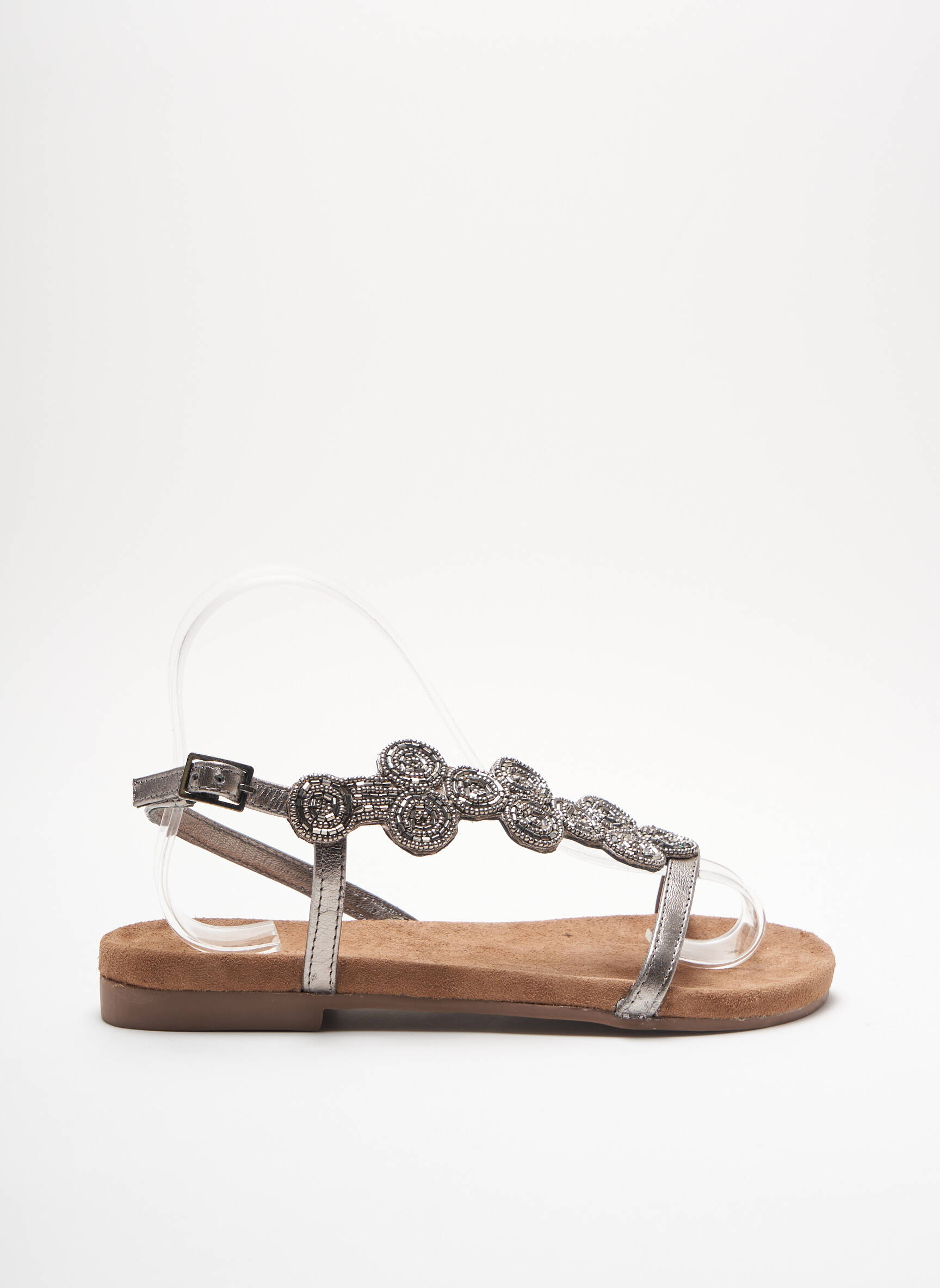 Santafe Sandales Nu Pieds Femme couleur gris