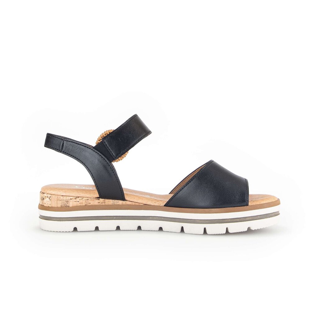 Gabor comfort Keilsandalette schwarz