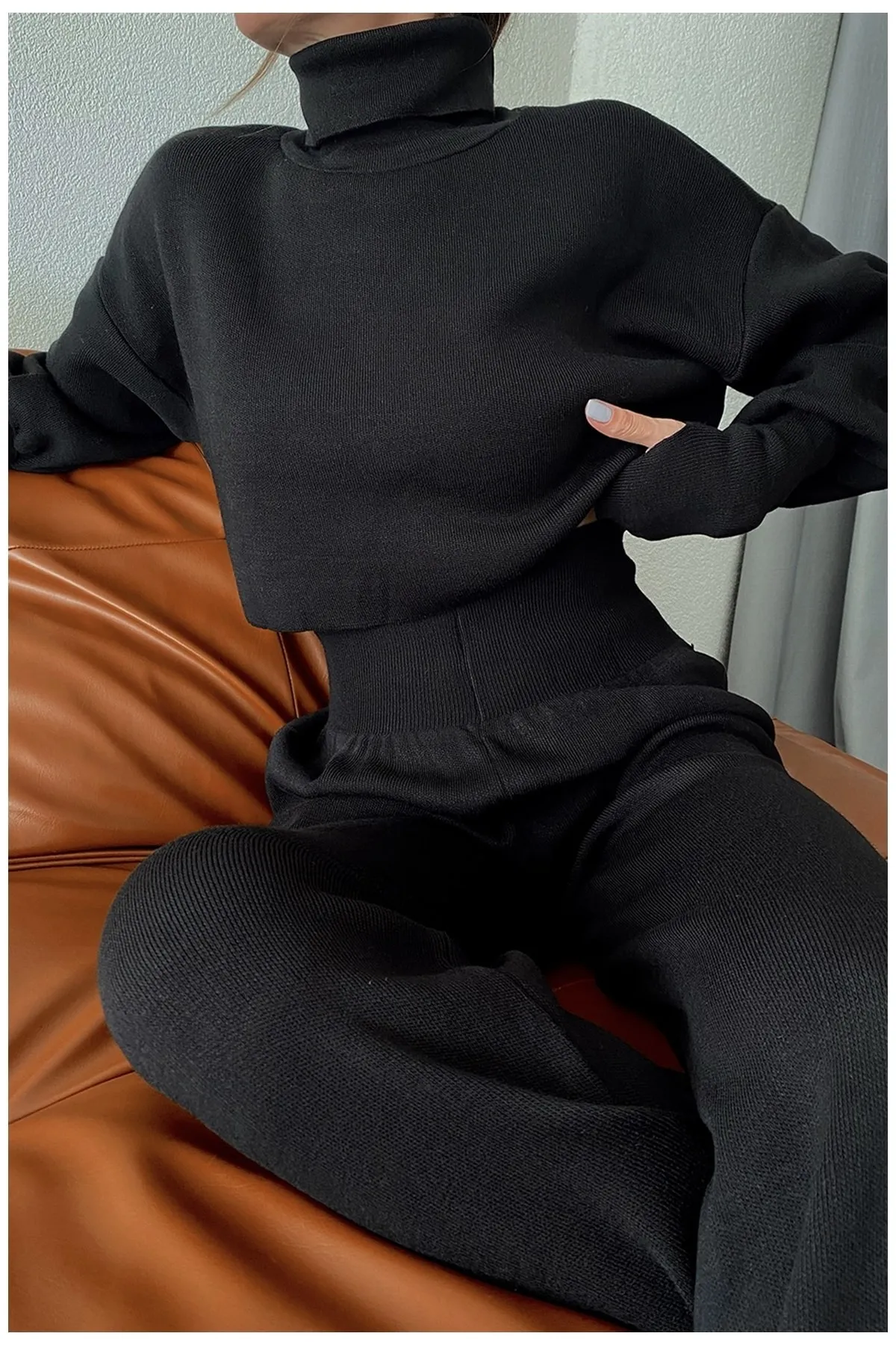 lovebox  Zweiteiler - Schwarz - Oversized