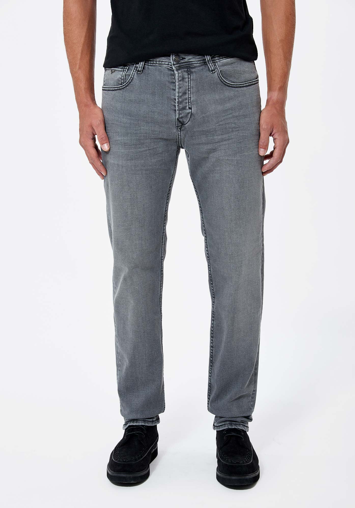 DATTT  Jean gris straight Homme