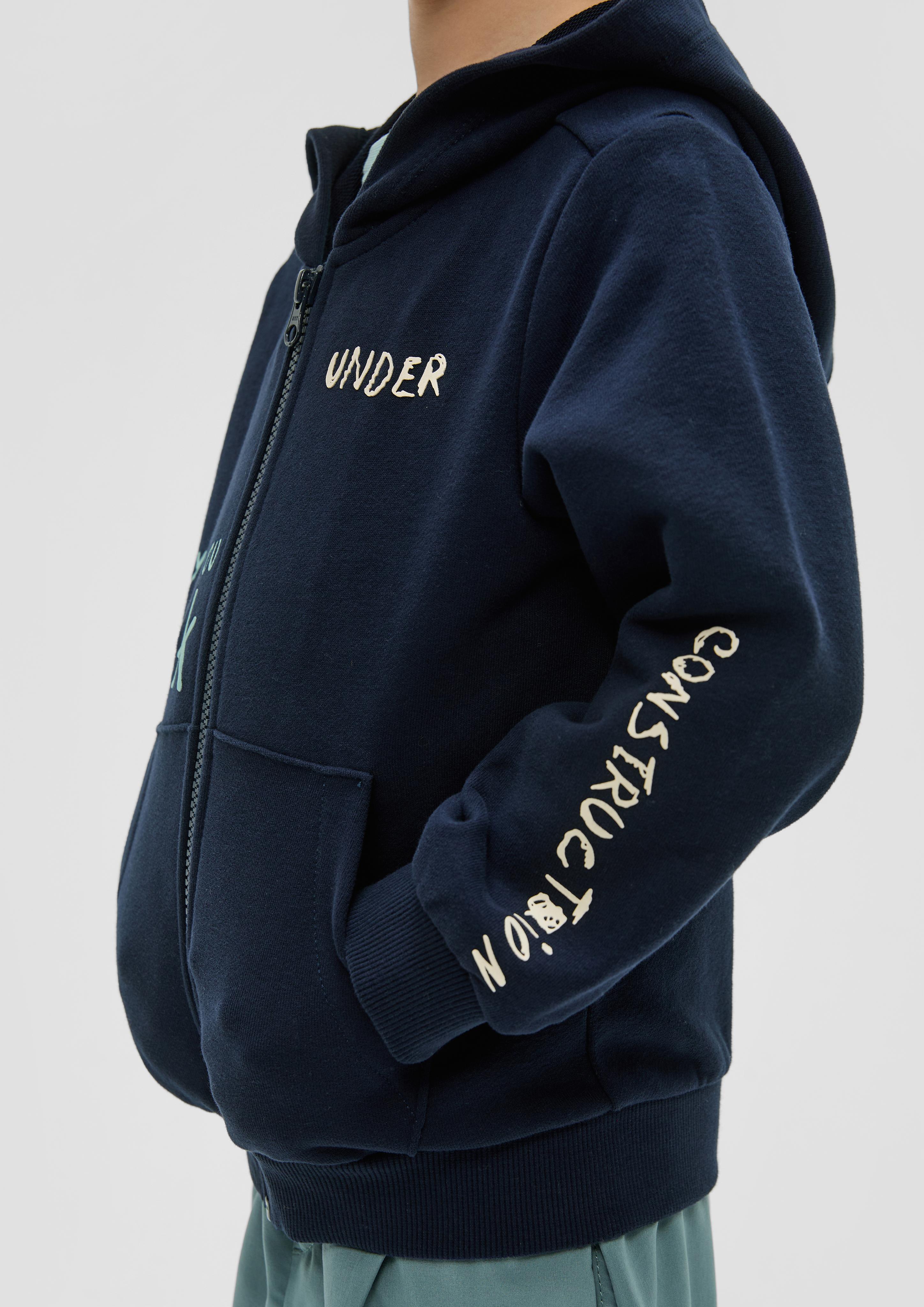Sweatjacke aus Baumwollstretch  2140433-5952