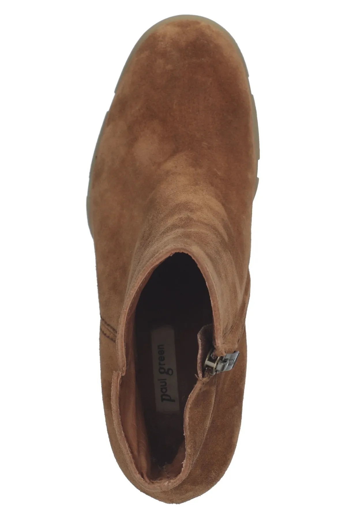 Paul Green  Stiefelette - Braun - Blockabsatz