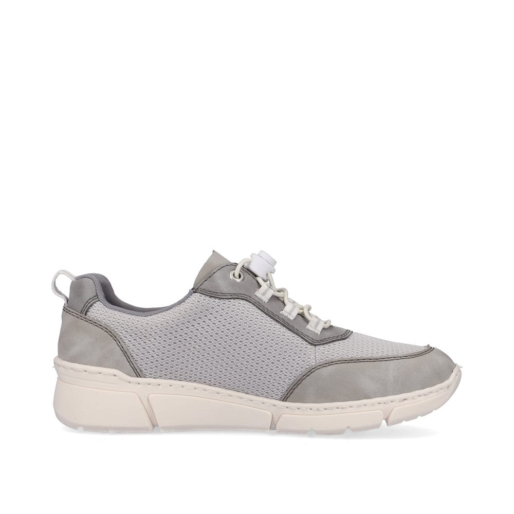 Rieker Damen Slipper stahlgrau