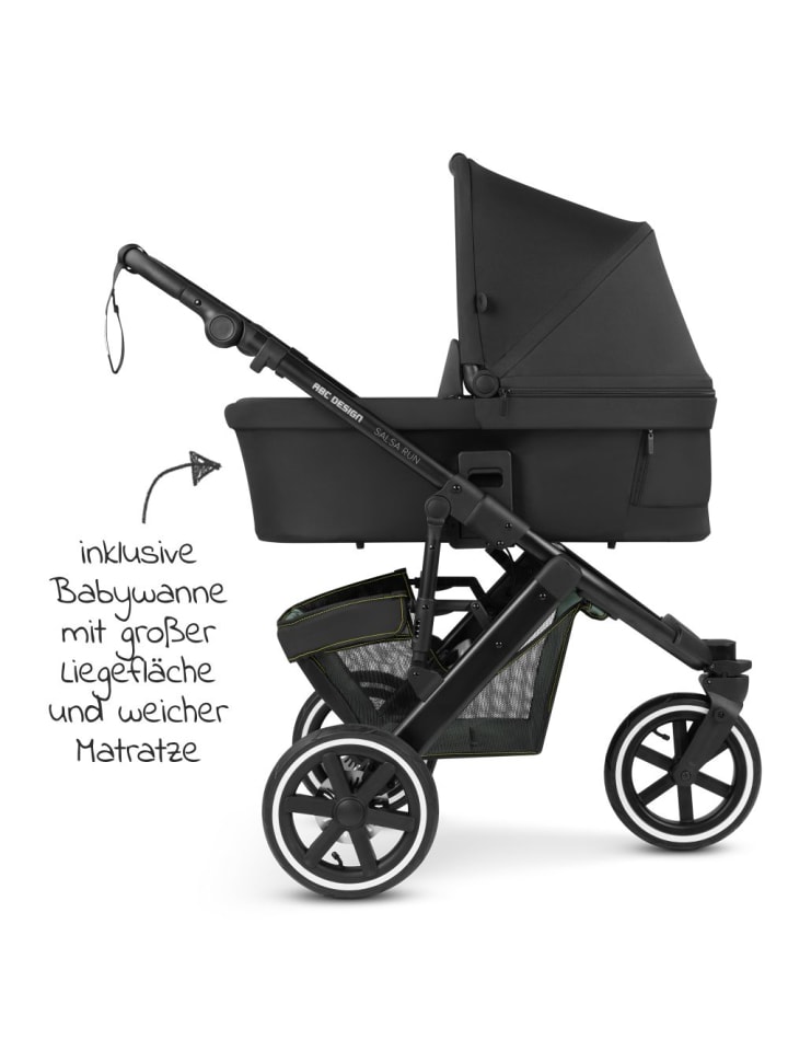 ABC-Design Kombi-Kinderwagen Salsa 3 Run in blau,schwarz günstig kaufen onesize
