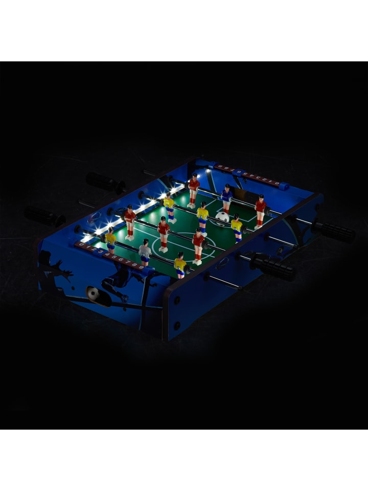 relaxdays Tischkicker LED in Blau günstig kaufen onesize