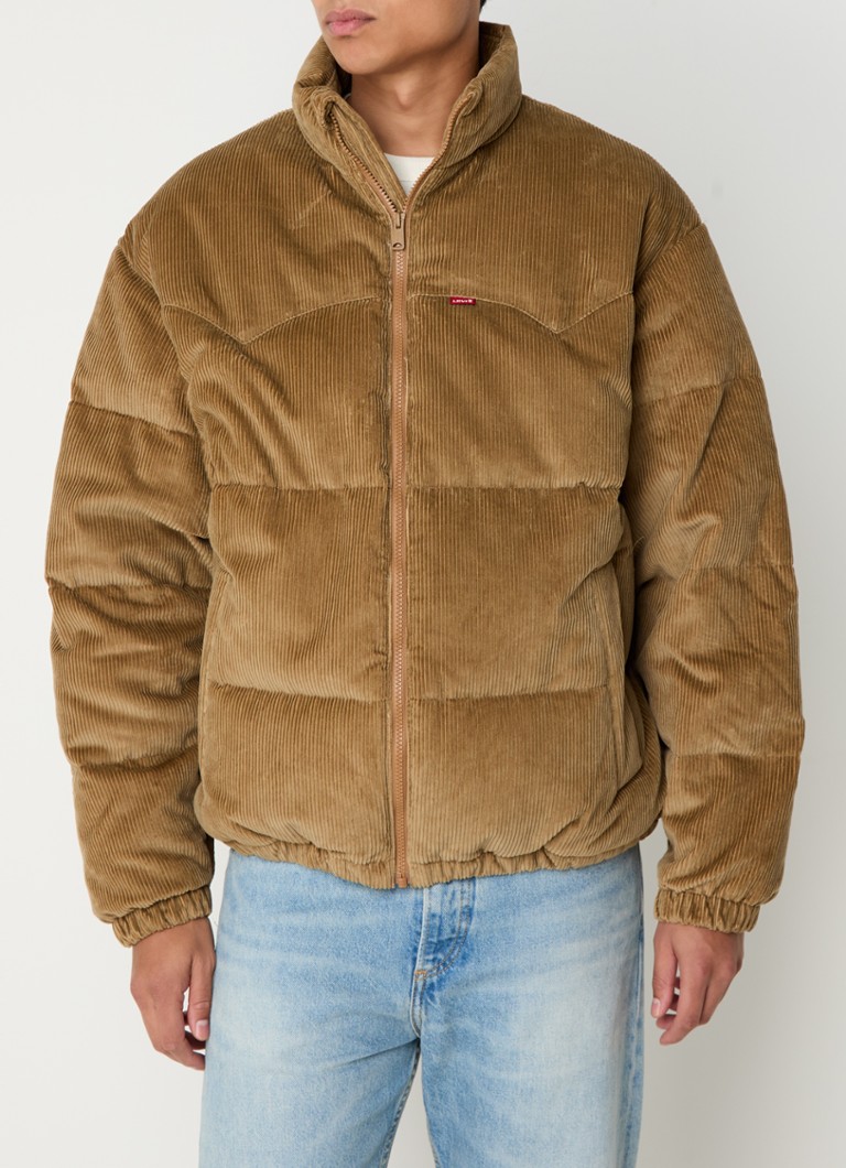 Μπουφάν Levi's από Ερμίνα με Κορδόνι και Πούπουλα, Γέμισμα από Πούπουλα και Πλαϊνές Τσέπες