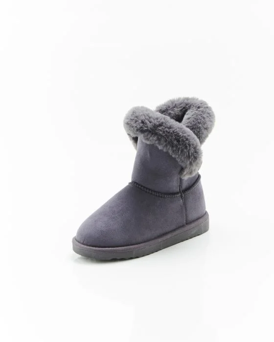 Chaussons bottines imitation fourrure Thermolactyl
