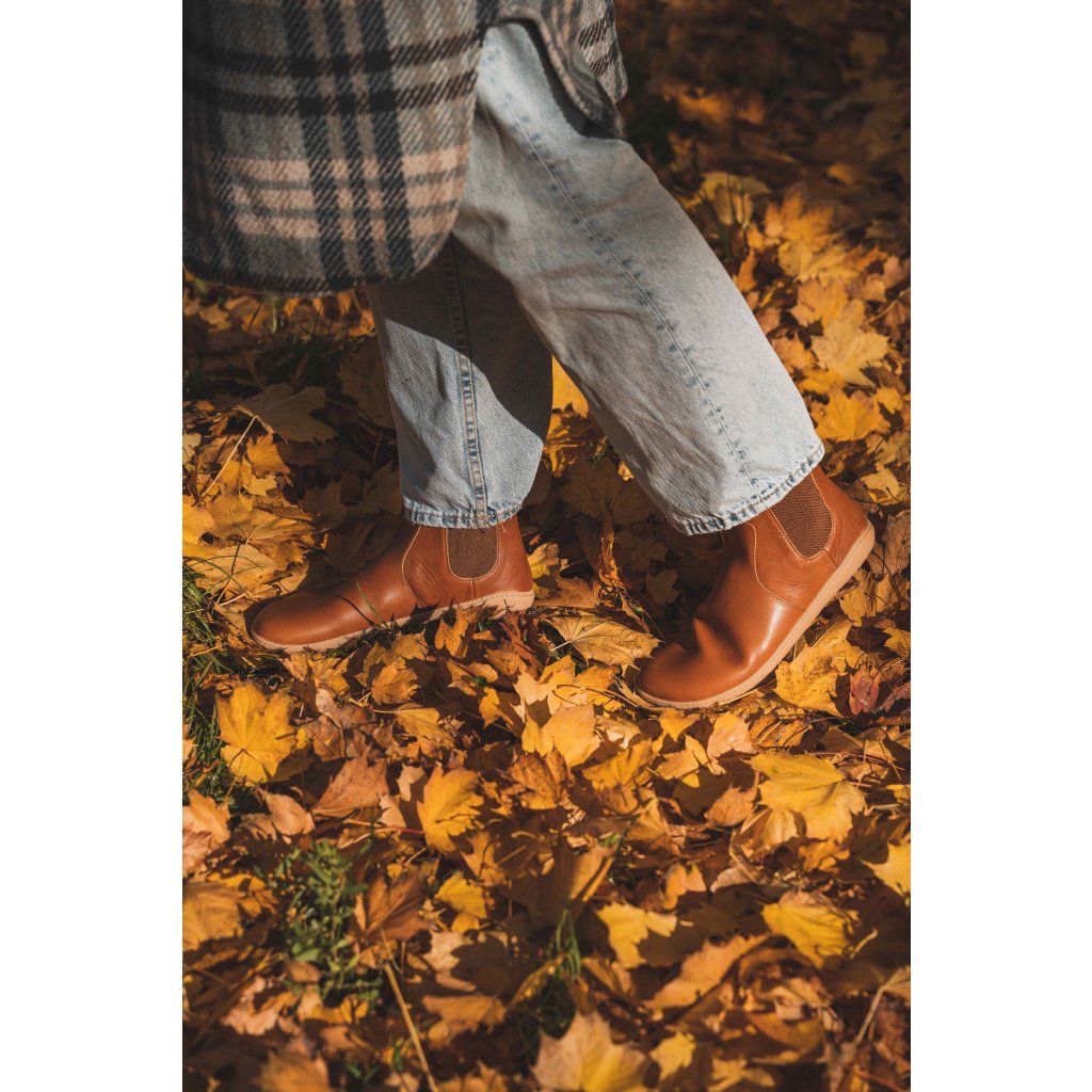 Vivobarefoot Geo Chelsea Womens Tan Chelsea Barfußschuhe