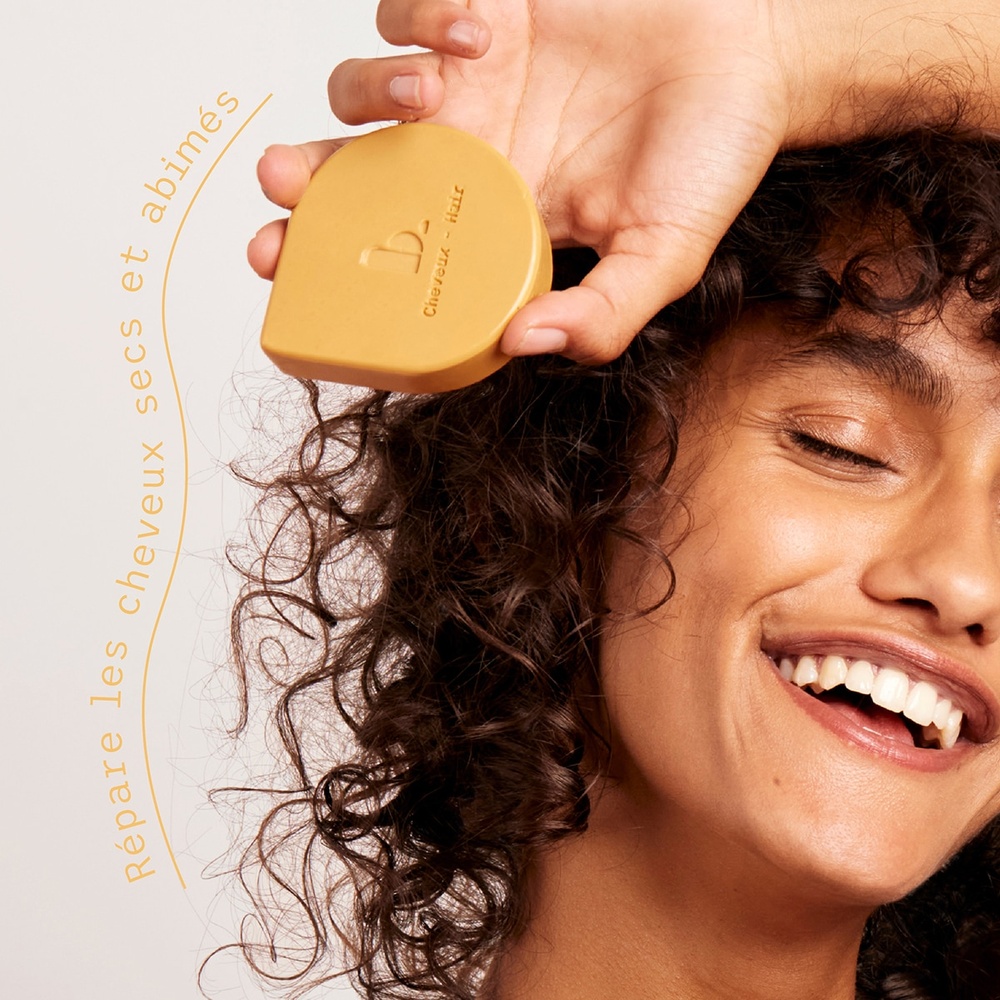 beaudy Shampoing Solide Cheveux Gras - Argile & Huile de Rosier Muscat - 75g Shampoing Solide