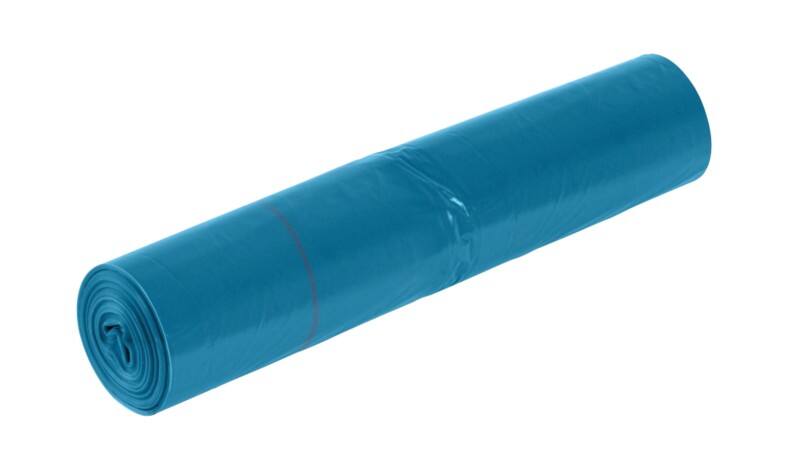 Viking Müllsäcke 120 L Blau PE (Polyethylen) 21 Mikron 25 Stück