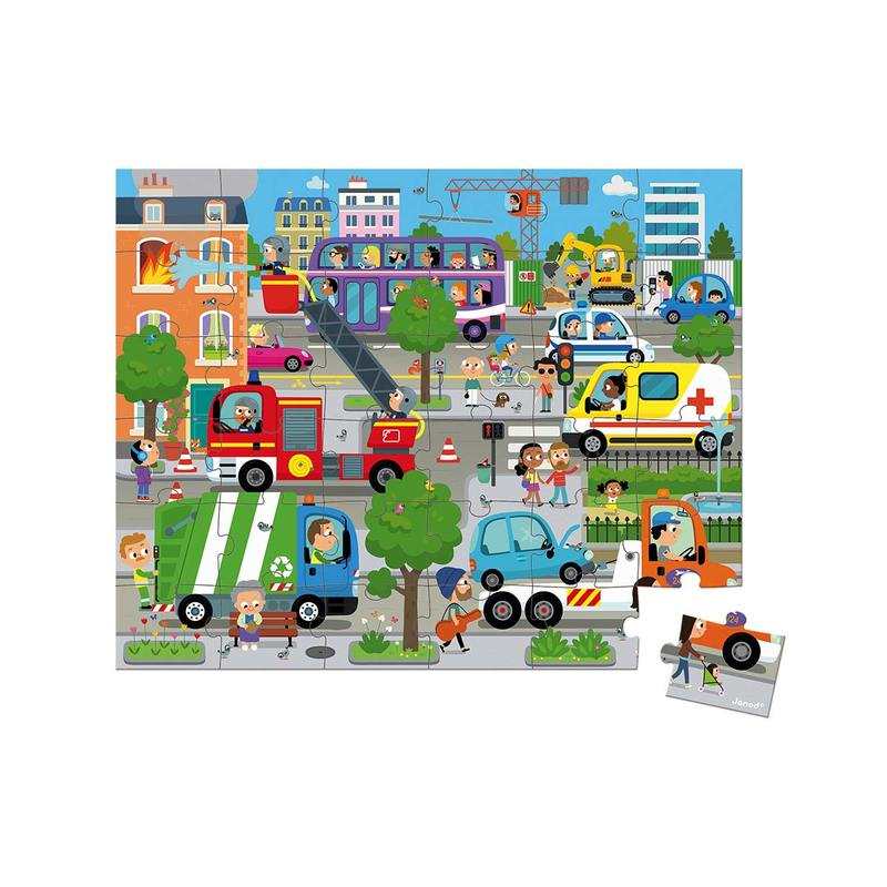 Puzzle City 36 pièces Janod