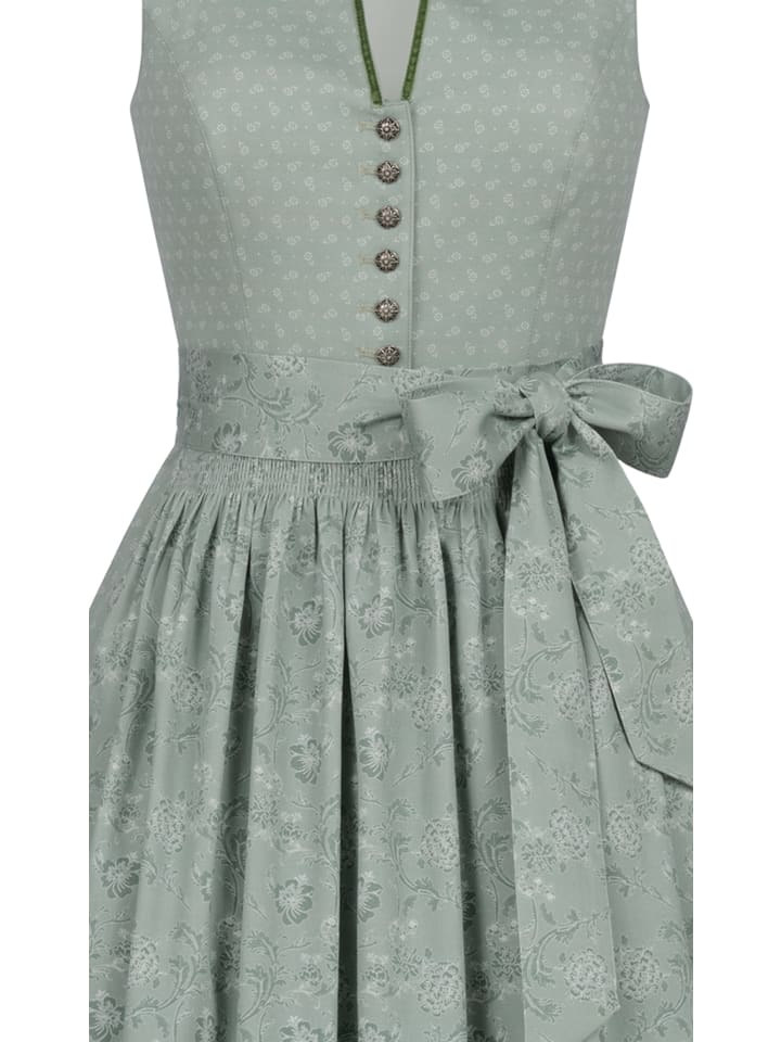 Nübler Midi Dirndl Grace in Salbei günstig kaufen