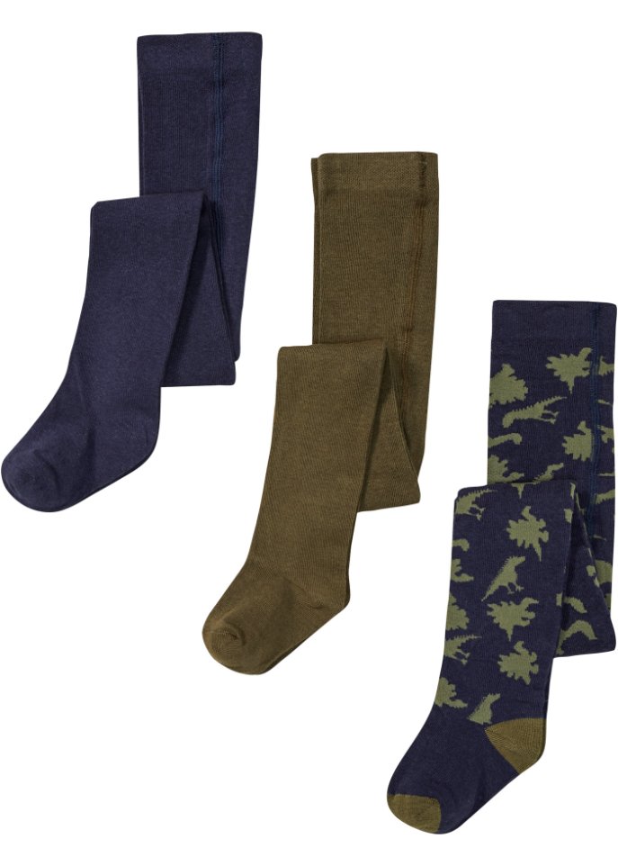 Kinder Strumpfhose (3er Pack) mit Bio-Baumwolle