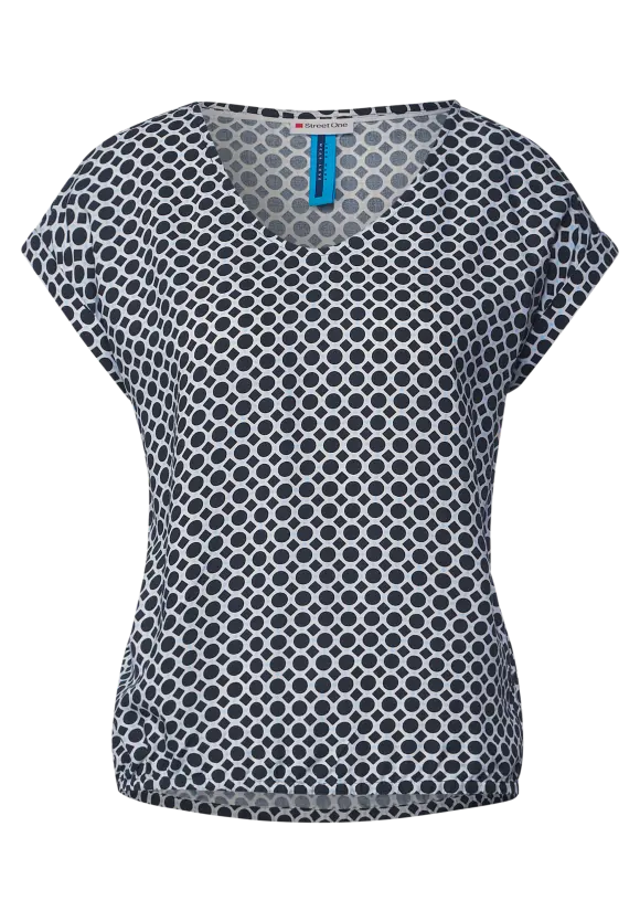 Street One Viskose Bluse mit Muster