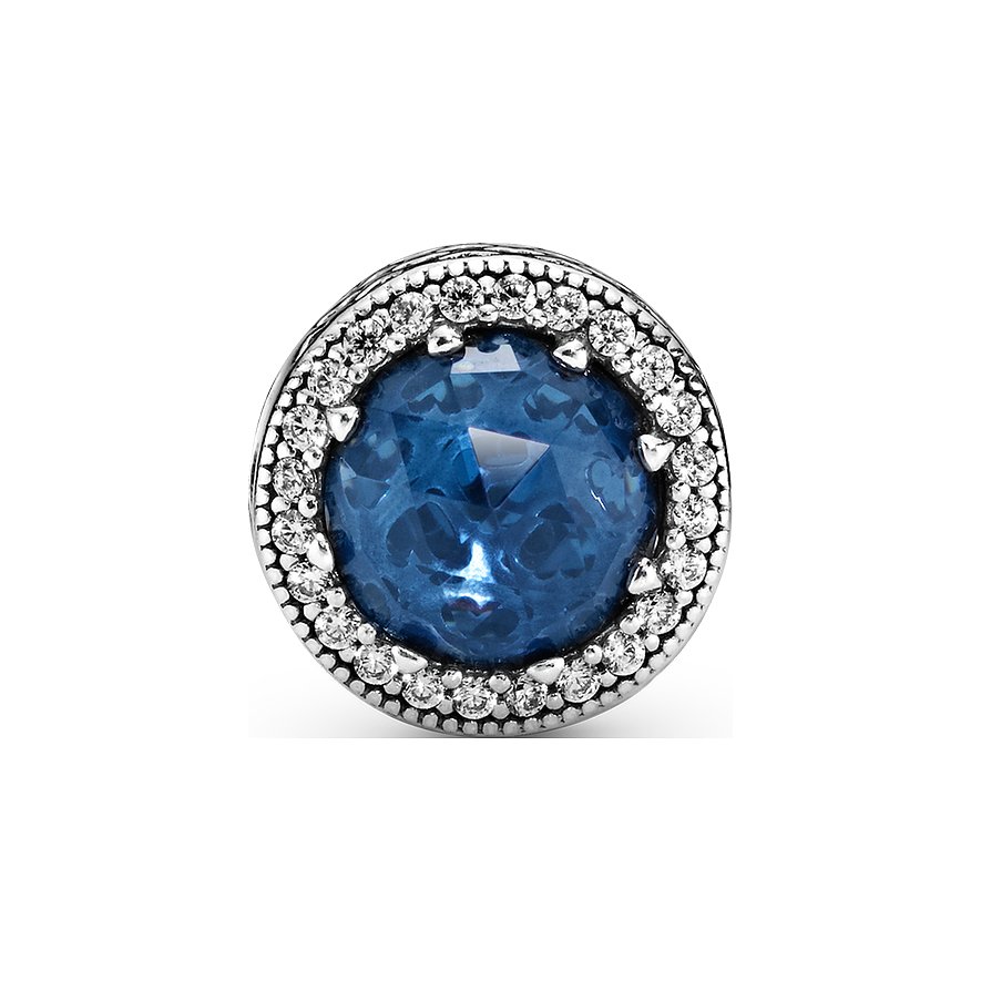 Pandora Charm Moments Funkelnd Dunkel Blau